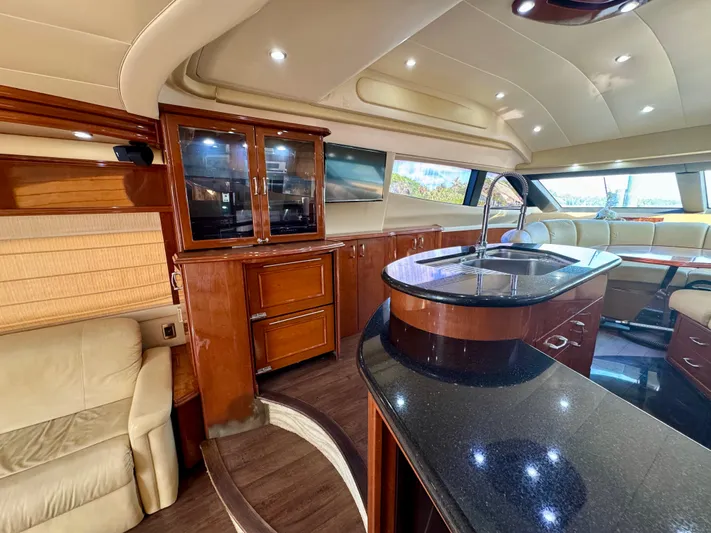 No Name Yacht Photos Pics Marquis 59 - Galley