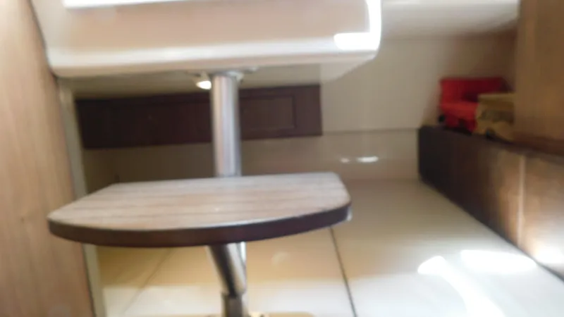  Yacht Photos Pics Interior of 2017 Boston Whaler 315 Conquest, featuring a compact cabin space.