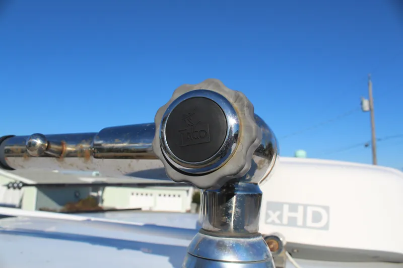  Yacht Photos Pics Close-up of a Taco boat part on a 2022 Twin Vee 280 gfx.