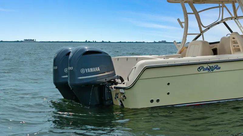 Patsy Ru Yacht Photos Pics 2016 Grady-White 285 Freedom boat with Yamaha engines on water.