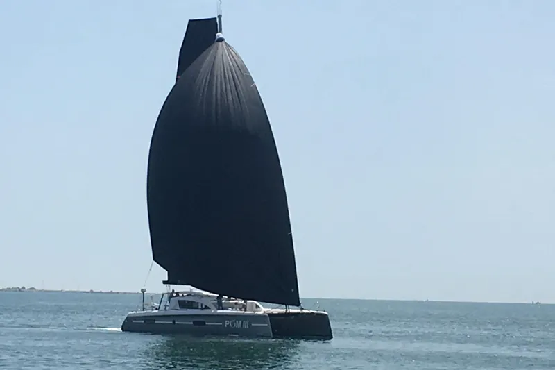 Pom III Yacht Photos Pics 2018 Outremer 5X gennaker