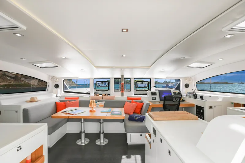 Pom III Yacht Photos Pics 2018 Outremer 5X saloon