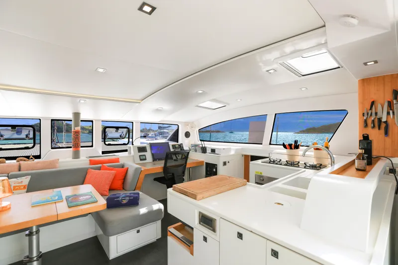 Pom III Yacht Photos Pics 2018 Outremer 5X chart table