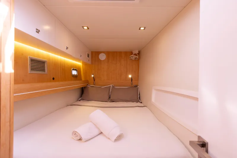 Pom III Yacht Photos Pics Outremer 5X front cabin