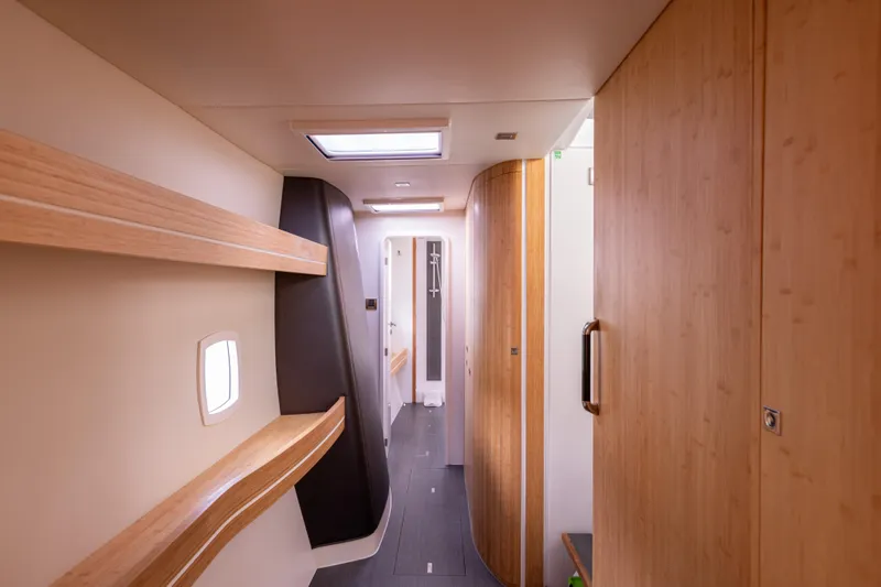 Pom III Yacht Photos Pics Outremer 5X corridor 2018