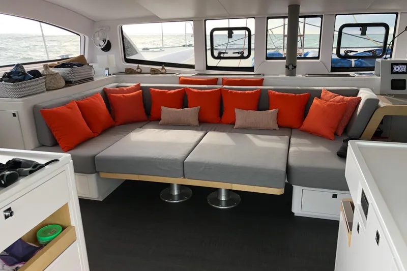 Pom III Yacht Photos Pics Outremer 5X convertible saloon