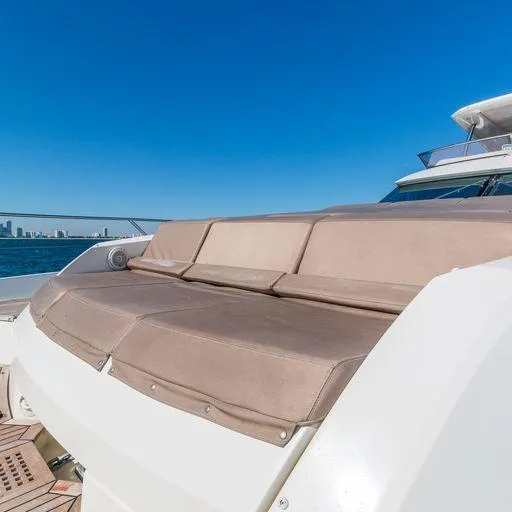 The Good Life Yacht Photos Pics Prestige 75 yacht 2015 model with sun deck and city skyline view