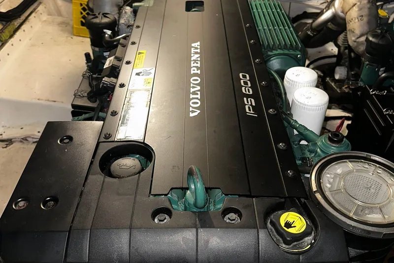 Encore Yacht Photos Pics Volvo Penta IPS 600 engine in a 2015 Azimut 55S yacht.