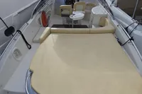 2007 Cranchi CSL 27 boat interior with beige seating and table.