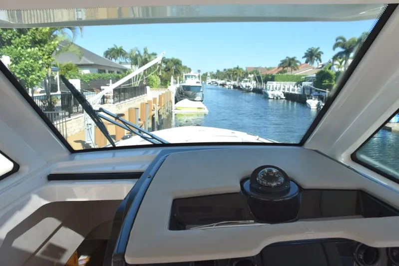 Erika Ray Yacht Photos Pics Ritchie compass and dashboard tray with USB connections