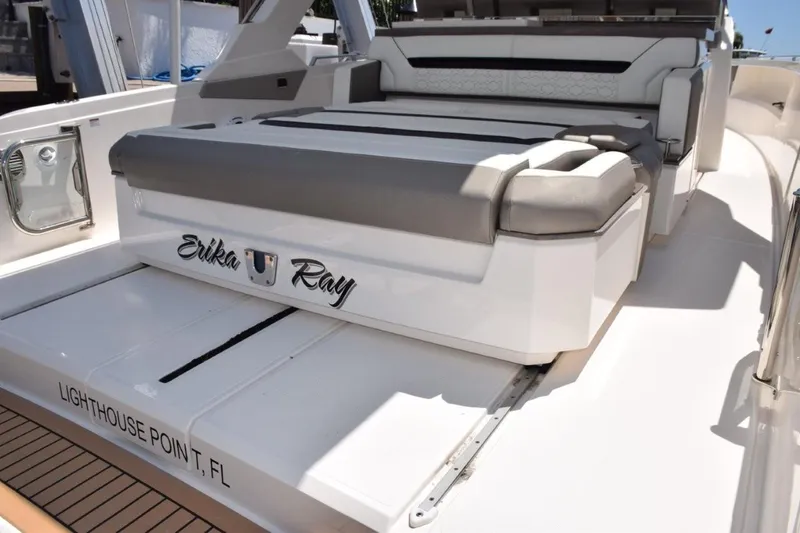 Erika Ray Yacht Photos Pics Aft view of sunlounge