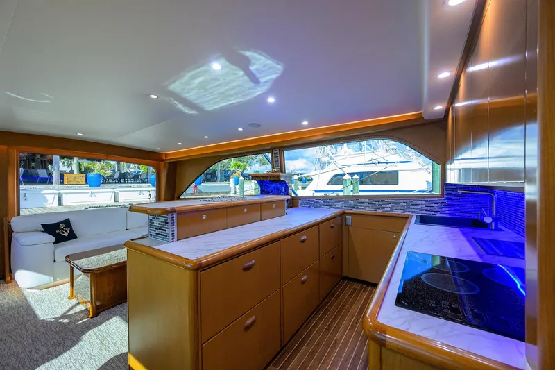 Reel King Yacht Photos Pics Viking 61 Reel King - Galley