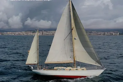 Classic Sparkman & Stephens cruiser racer yawl