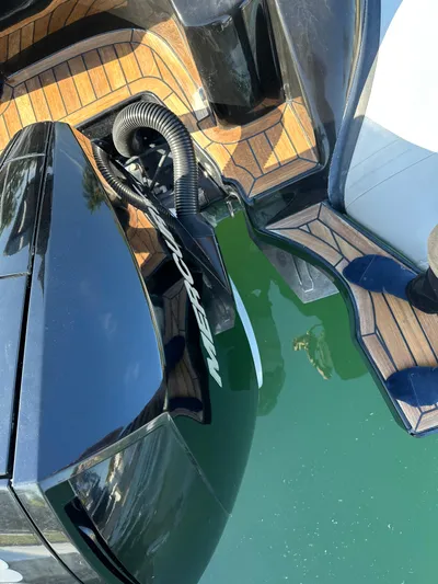  Yacht Photos Pics 2020 Technohull SEADNA 999 G5 ST boat with sleek design and wooden deck.