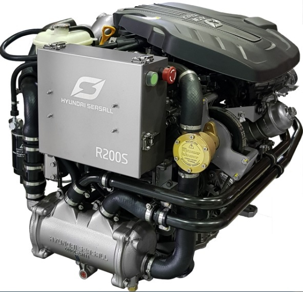 2024 Hyundai Seasall NEW Hyundai Seasall R200S 197hp Marine Diesel Sterndrive Engine Package