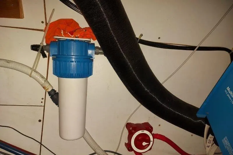 Lino Yacht Photos Pics Water filtration system in a 2019 Custom Chatam Extreme 42 boat.