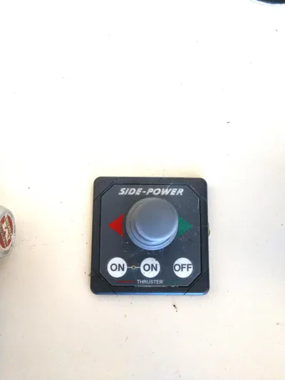 Elizabeth Rose Yacht Photos Pics Side-Power thruster control panel on 1981 Tollycraft 43 Motoryacht.