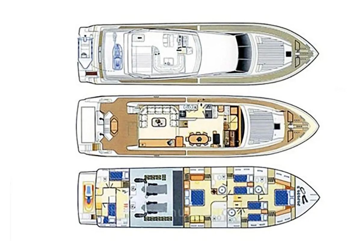 2003 Ferretti Yachts 76 