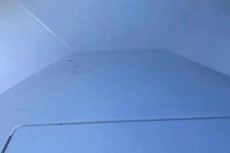  Yacht Photos Pics Interior view of 2024 Contender 30 Tournament boat storage compartment.