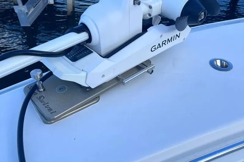  Yacht Photos Pics 2024 Contender 30 Tournament boat with Garmin equipment on deck.