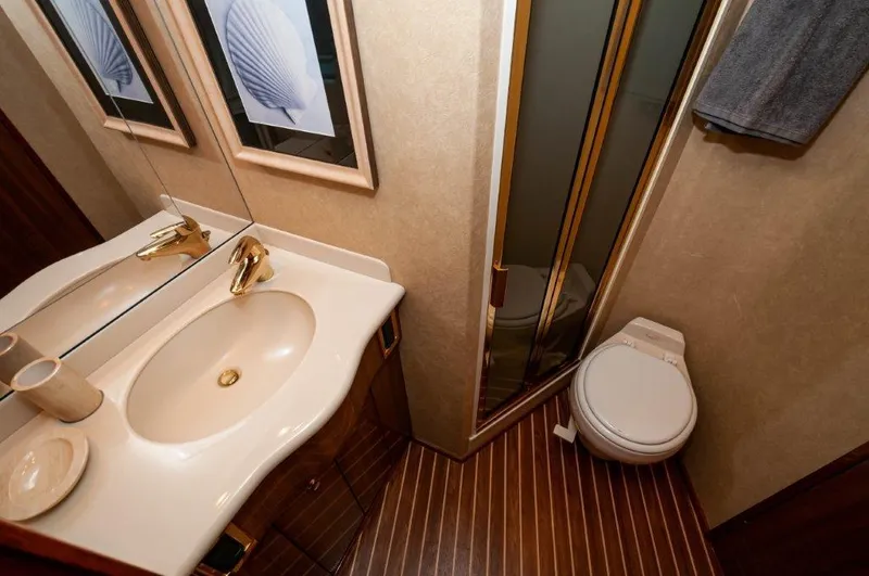  Yacht Photos Pics 2006 45 Viking Convertible VIP Head (2)