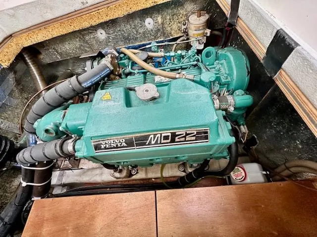  Yacht Photos Pics Volvo Penta MD22 engine in a 2002 Vilm 116 boat.