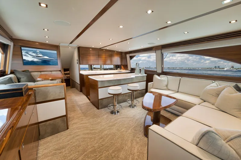 Sin Pelo Yacht Photos Pics 2023 Viking 64 Convertible- SIN PELO- Salon