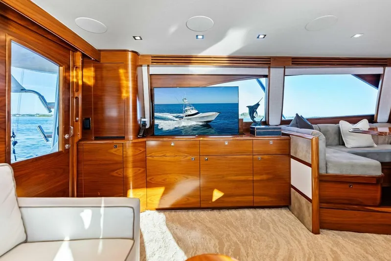 Sin Pelo Yacht Photos Pics 2023 Viking 64 Convertible- SIN PELO- Salon