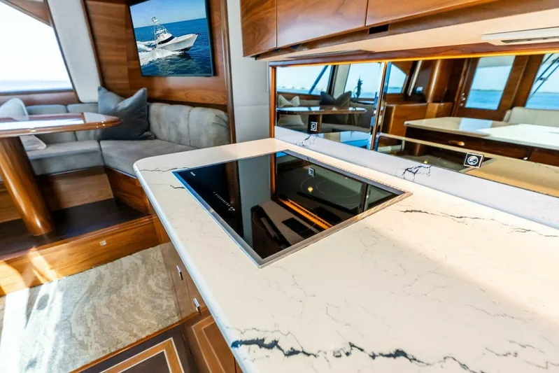 Sin Pelo Yacht Photos Pics 2023 Viking 64 Convertible- SIN PELO- Galley