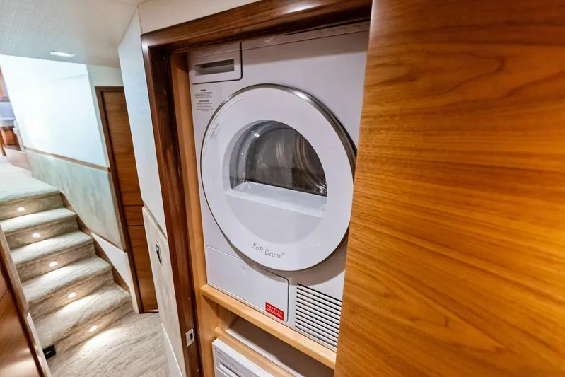 Sin Pelo Yacht Photos Pics 2023 Viking 64 Convertible- SIN PELO- Laundry