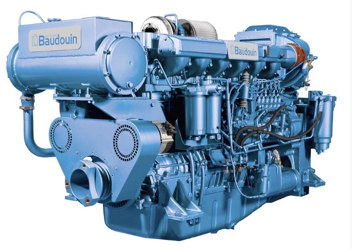 2021 BAUDOUIN NEW Baudouin 6W126M 400hp - 450hp Heavy Duty Marine Engine Package