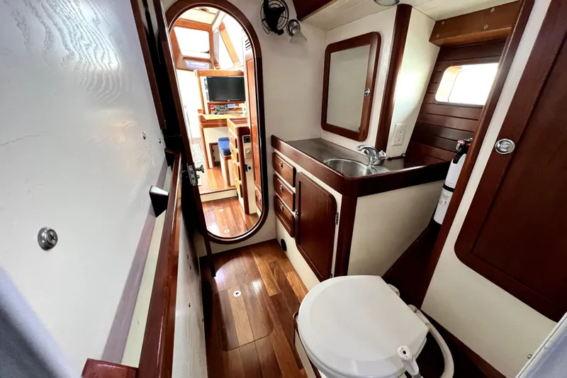  Yacht Photos Pics Luxurious 2014 Custom Aluminum Expedition yacht interior with wood accents and modern amenities.