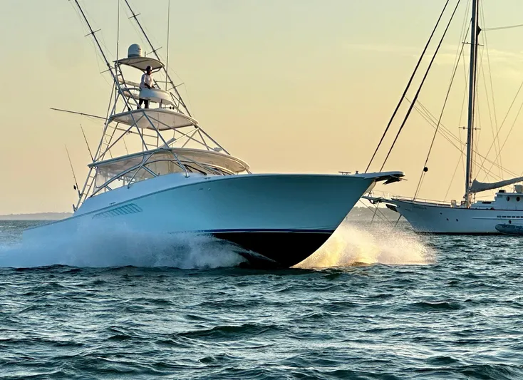 Shangri-la-de-dah Yacht Photos Pics 2005 Viking Yachts 45’ Open Express “SHANGRI LA DE DAH” Offered by Northstar Yacht Sales - Please Contact: Chris Carney, CPYB at 401-633-2070