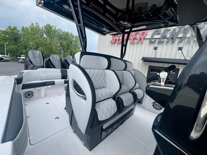 Yacht Photos Pics 2025 Nor-Tech 340 Sport Center Console boat with luxurious seating and modern design.