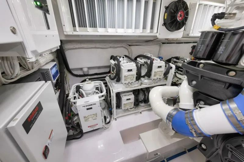 Galati Yacht Sales Trade Yacht Photos Pics 2024 Viking 68 Convertible- GYS TRADE- Engine Room