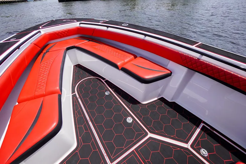  Yacht Photos Pics Luxurious interior of Statement 380 Open boat, 2020 model.