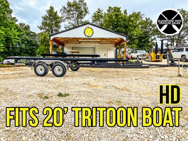2022 Bear 20' HD Tandem Axle Tritoon