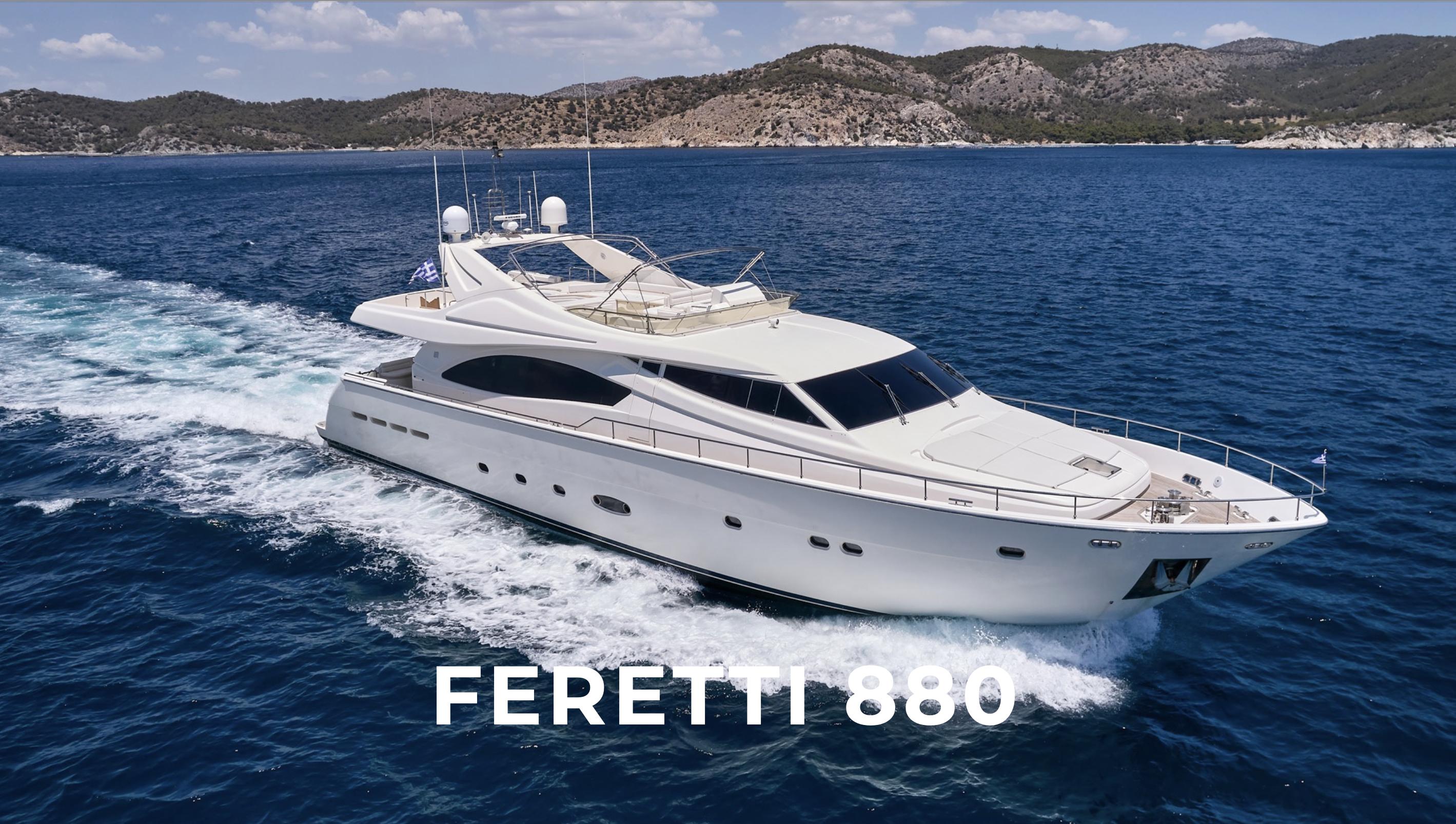 ferretti yacht usati