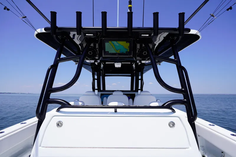  Yacht Photos Pics 2026 Invincible 40 Catamaran, sleek design, open sea, advanced navigation system.