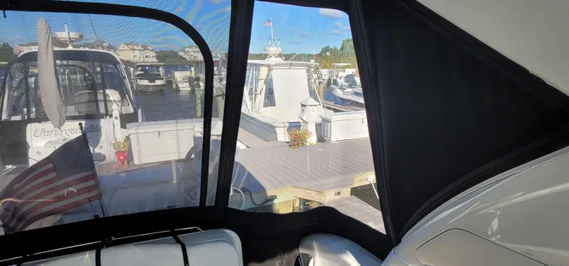  Yacht Photos Pics Interior view of a 2012 Formula 37 Performance Cruiser at the marina.