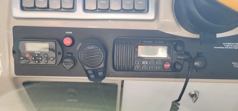  Yacht Photos Pics Control panel of a 2012 Formula 37 Performance Cruiser.