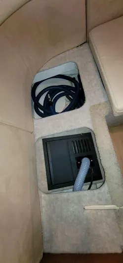  Yacht Photos Pics Interior of 2012 Formula 37 Performance Cruiser with cables and equipment.