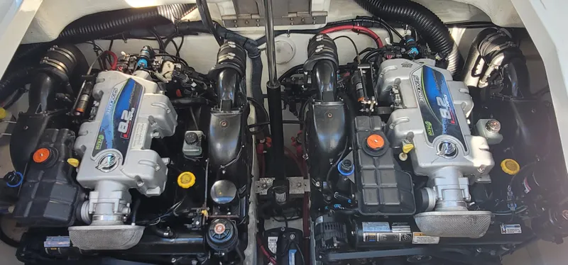  Yacht Photos Pics 2012 Formula 37 Performance Cruiser engine compartment.