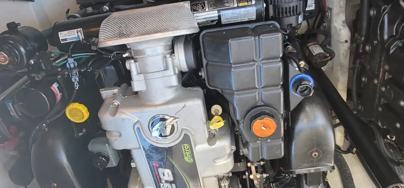  Yacht Photos Pics Engine of a 2012 Formula 37 Performance Cruiser boat.