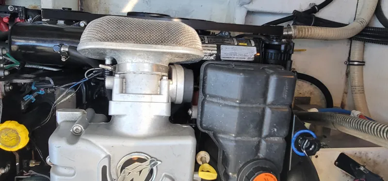  Yacht Photos Pics Engine of a 2012 Formula 37 Performance Cruiser boat.