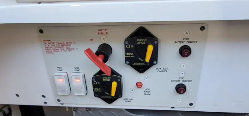  Yacht Photos Pics Control panel of Formula 37 Performance Cruiser 2012.