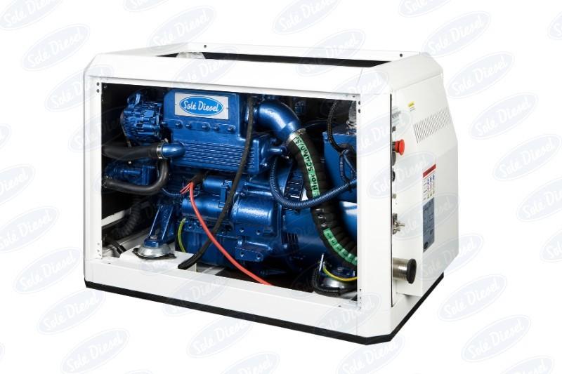 2022 Sole Diesel NEW Sole 10GSC 9.4kVA 12V/230V Mini 33 Marine Diesel Generator
