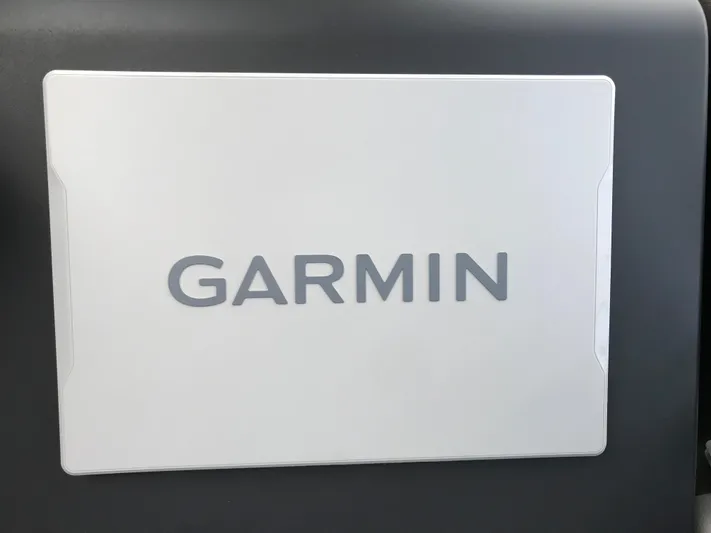  Yacht Photos Pics Garmin device on 2021 Fairline Targa 45 GT yacht dashboard.
