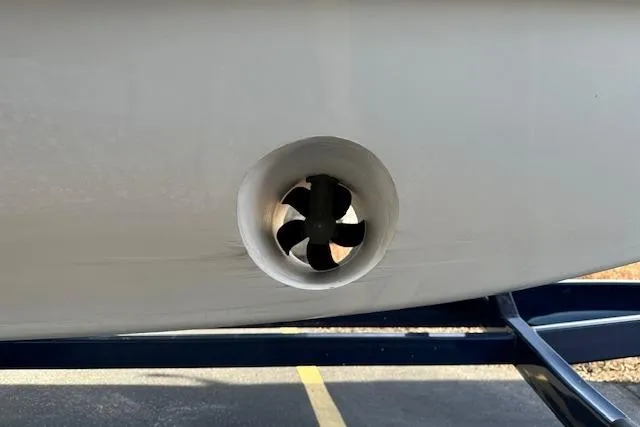  Yacht Photos Pics 2023 Regal 2800 Bowrider boat with visible bow thruster detail.