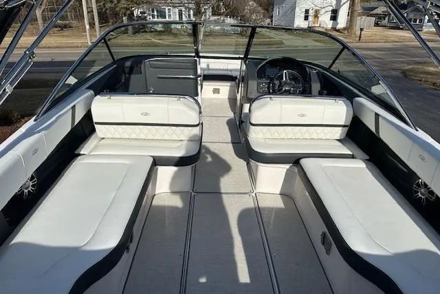  Yacht Photos Pics 2023 Regal 2800 Bowrider interior with spacious seating and modern design.